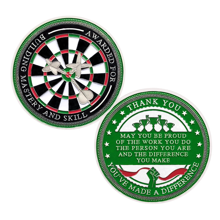 Encouragement Challenge Coin-Employee Appreciation Gifts Inspirational Thank You Coin for Students and Cowokers-Building Mastery and Skill