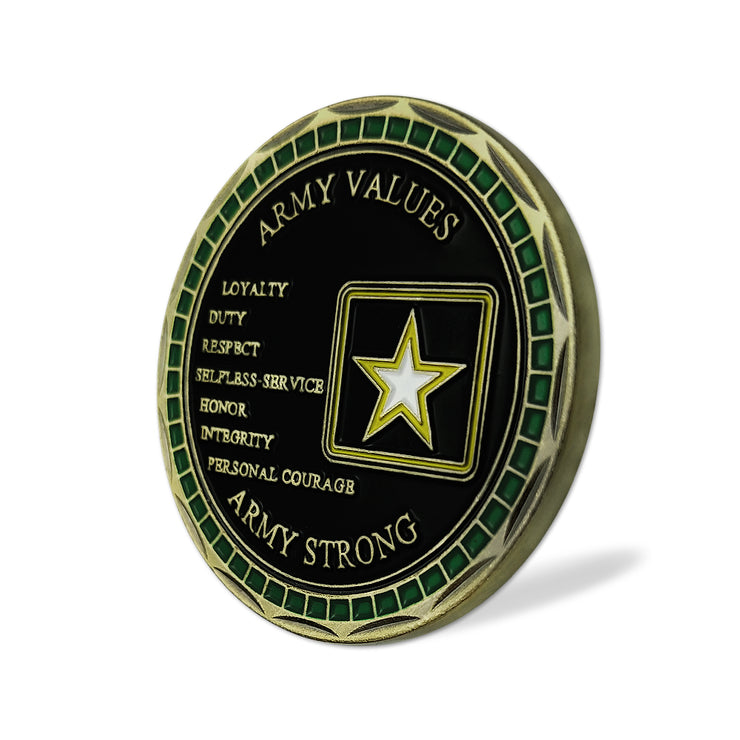 United States Army Values Challenge Coin-AtSKnSK