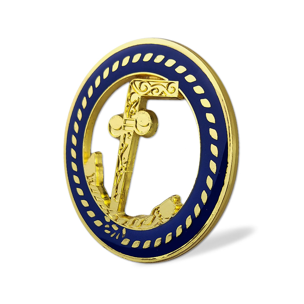Masonic Round Auto Car Emblem