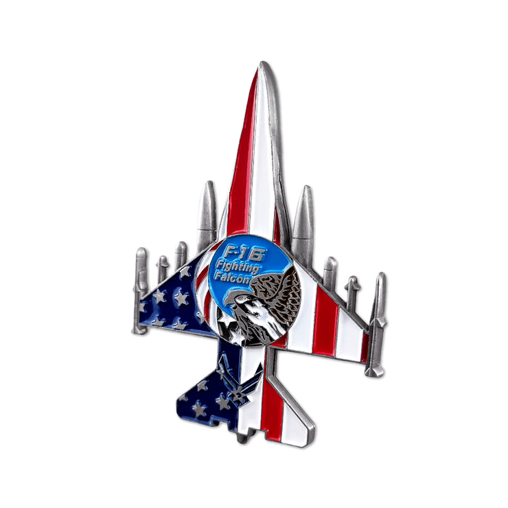 United States Air Force F16 Fighting Falcon Model Challenge Coin