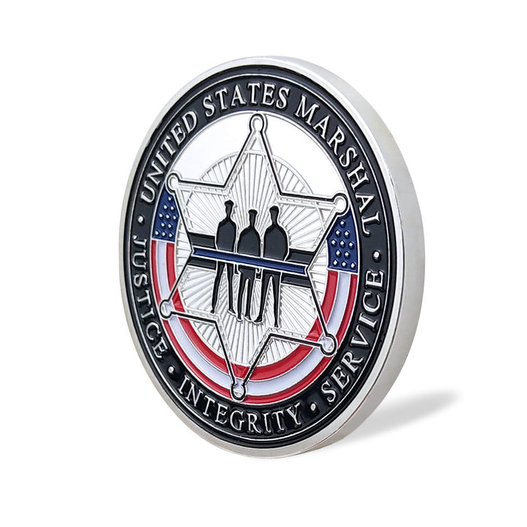 United States Blue Flag Liberty Veteran Challenge Coin