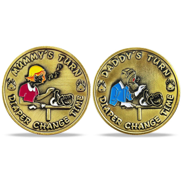 New Parent Decision Coin Funny Pregnancy Gifts for First Time Moms Dads Cute New Parents Gift for Couples