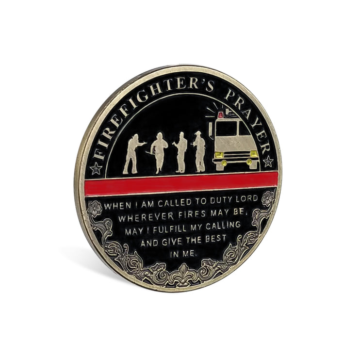 Firefighter Team Thank You Challenge Coin