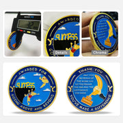 Encouragement Challenge Coin-Employee Appreciation Gifts Inspirational Thank You Coin for Students and Cowokers-Top Banana