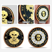 Memento Mori Coin-Momento Mori Coins for Daily Stoic Practice, Remember to Live EDC Coin