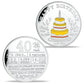 Happy Birthday Coin, Christian Birthday Gifts for Friends for Siblings, Grandson or Granddaughter, Boys & Girls, Lord Bless You, 40 Years,silver