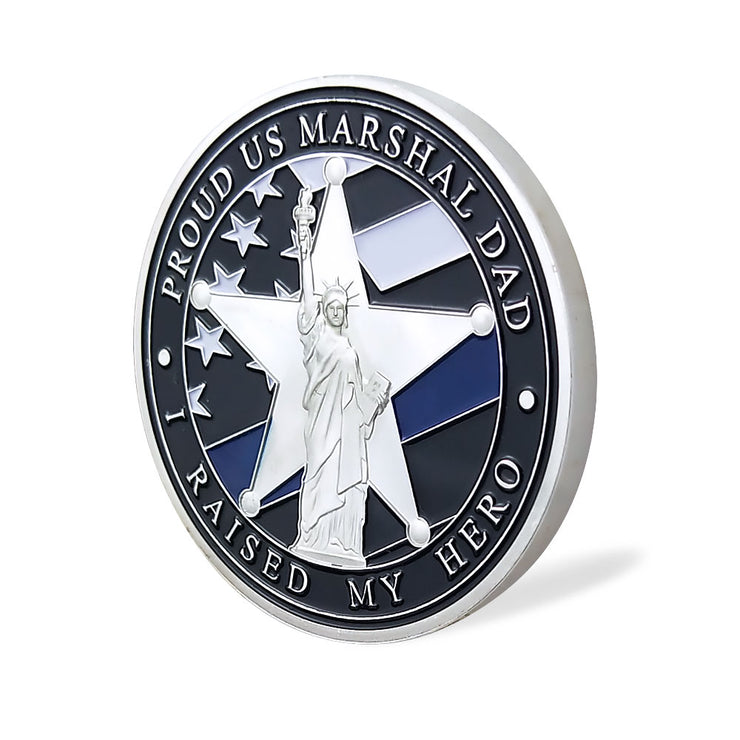 United States Blue Flag Liberty Veteran Challenge Coin