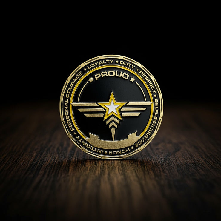 US Army Brofist Challenge Coin Bronze Military Collectible Soldier Fist Bump-AtSKnSK