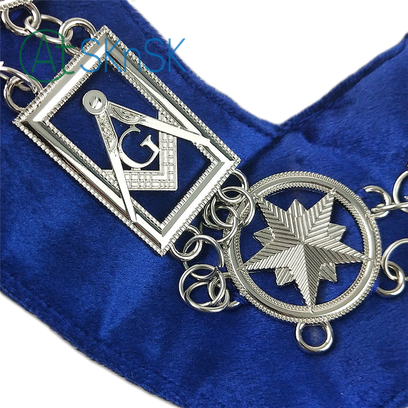 Masonic Blue Lodge Master Mason Chain Collar