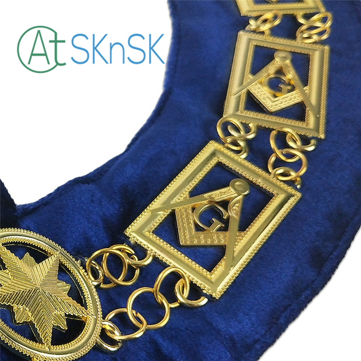 Masonic Grand Lodge Master Mason Chain Collar