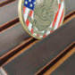 4 Rows Solid Wood Mini Challenge Coin Display