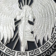 Guardian Angel Police Prayer Challenge Coin Sliver Religious Gift Coin