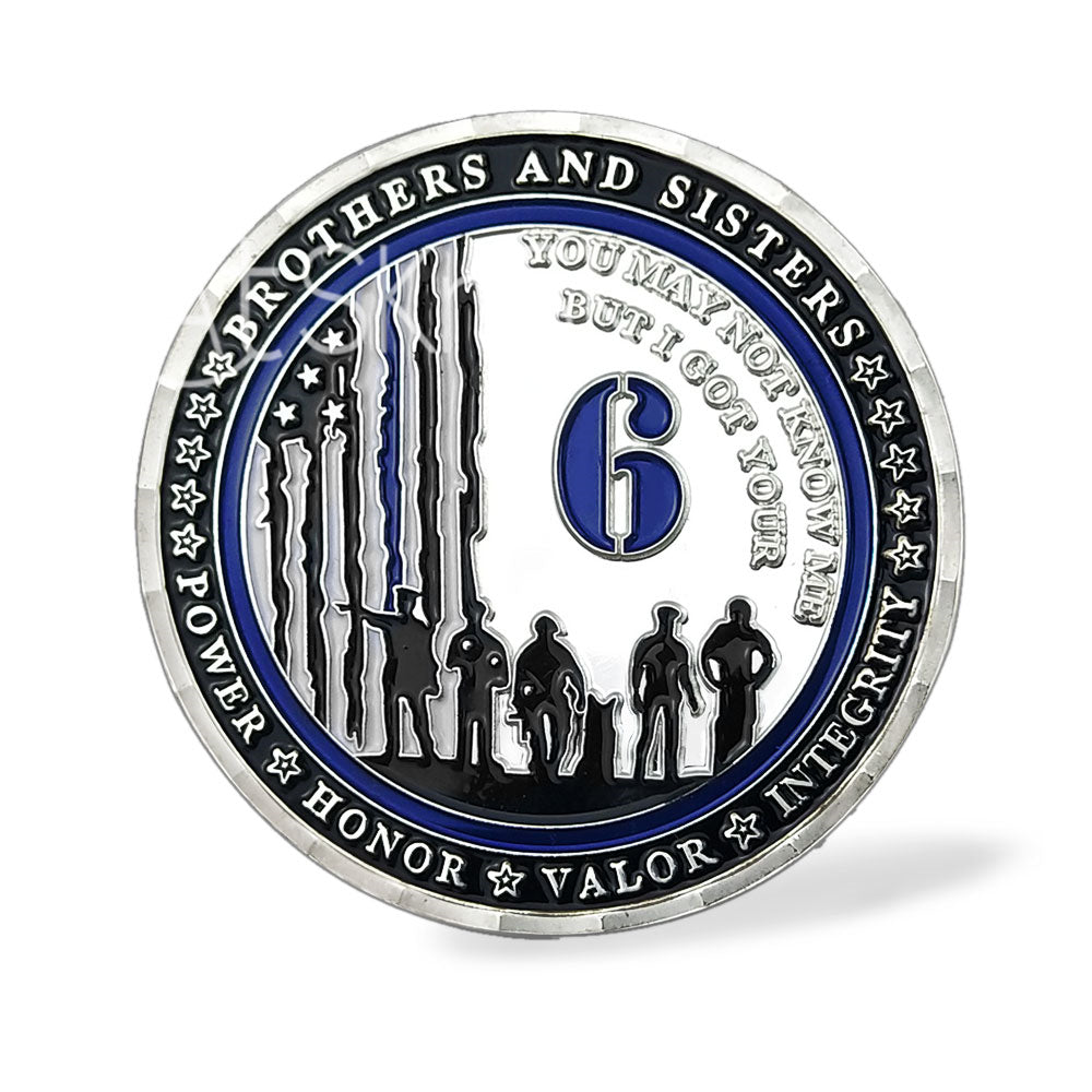 I Got Your Six Police Challenge Coin