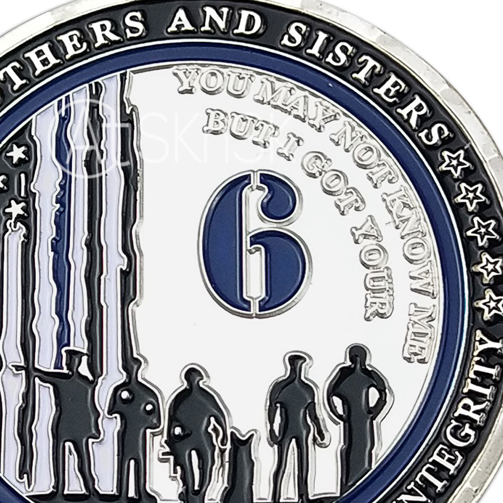 I Got Your Six Police Challenge Coin