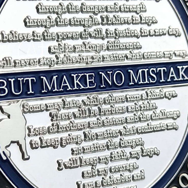 I Got Your Six Police Challenge Coin