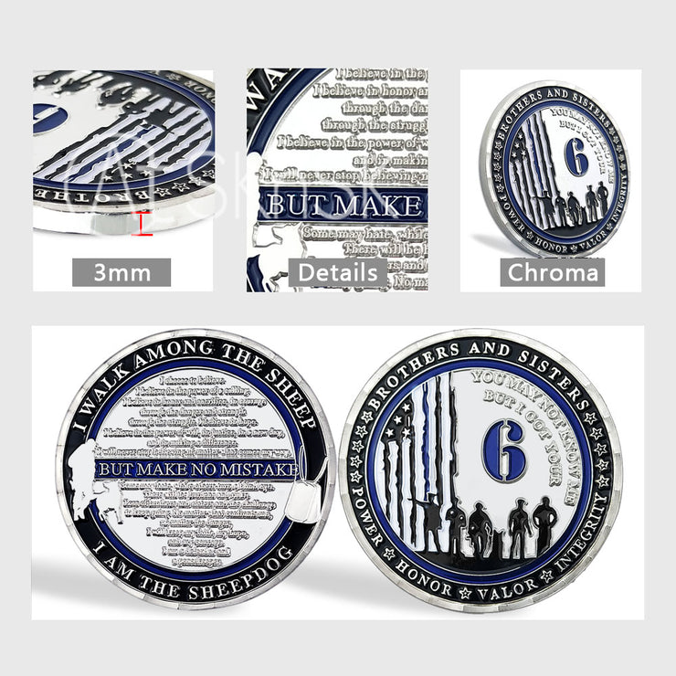 I Got Your Six Police Challenge Coin
