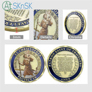 St Christopher Saint of Travelers Challenge Coin