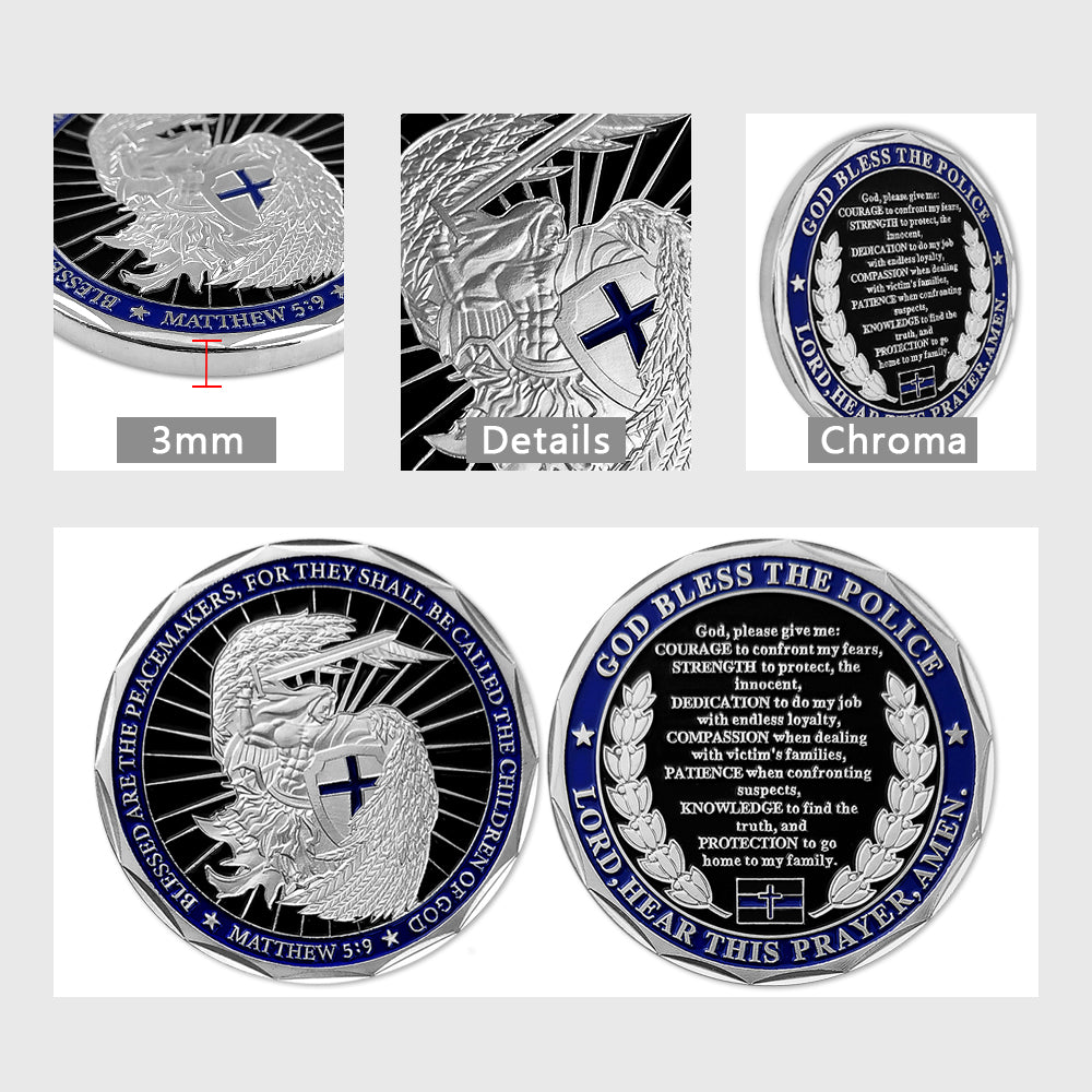 Saint Michael Law Enforcement Challenge Coin