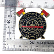 Firefighter Maltese Cross Fire Rescue Challenge Coin