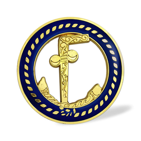 Masonic Round Auto Car Emblem