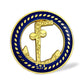 Masonic Round Auto Car Emblem